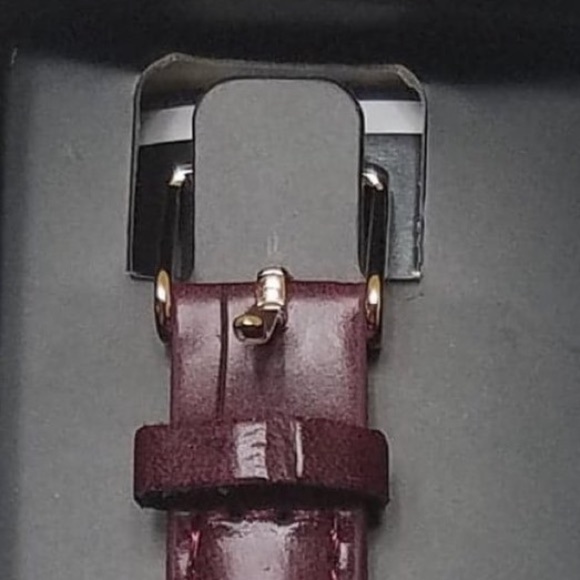 Boussivie Pretty Plum Faux Leather Quartz Watch - Picture 5 of 6